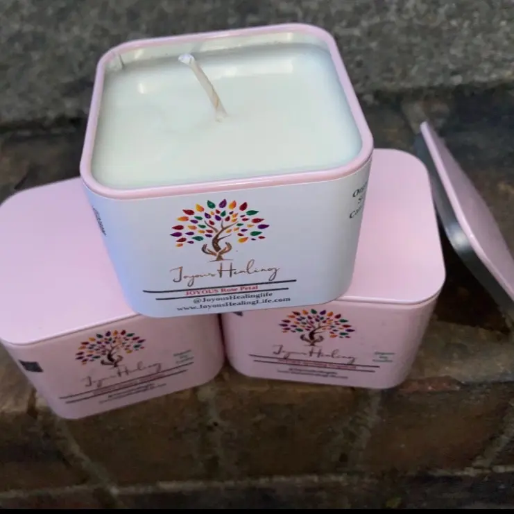 Custom Organic Handcrafted Candle Gift Decor