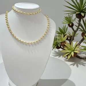 Set de balines, collar y pulsera , dos medidas disponibles. Laminado de alta calidad para uso diario