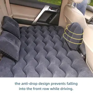Portable Inflatable Mattress for Car Backseat, Car Sleeping Bed, Portable Airbed, Includes Pump & Storage Bag, Ideal for Travel, Comes with Repair Kit, Perfect for Girls