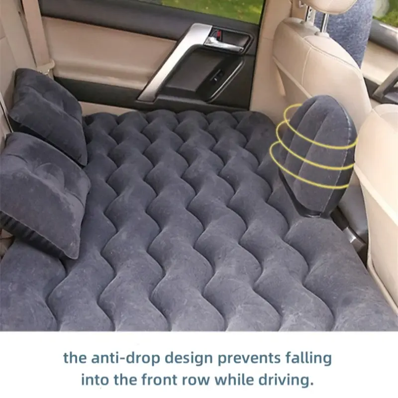 Portable Inflatable Mattress for Car Backseat, Car Sleeping Bed, Rear Seat Bed, Portable Airbed, Includes Pump & Storage Bag, Ideal for Travel, Comes with Repair Kit, Perfect for Girls