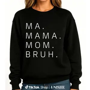 Women’s Long Sleeve Letter Print Sweatshirt – Stylish Casual Round Neck for Travel