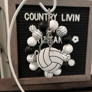 Volleyball keychain