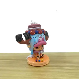 One Piece Chopper Cake Pop Figure, Anime Collectible Model Car Ornament, Birthday Gift Idea, Perfect for One Piece Fans