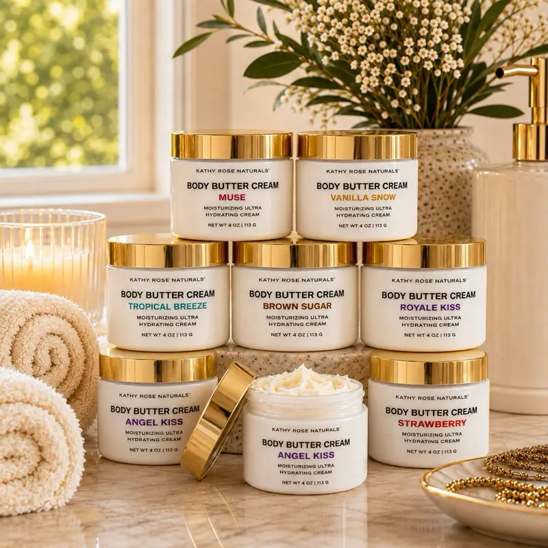 Pick Your Own Whipped Body Butter Cream | Custom Scents |  Moisturizing Shea Butter