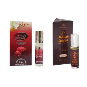 (2pc Bundle Pack) 6ml Tooty Musk + 6ml French Coffee Perfume Oil Roll-on by Al-Rehab