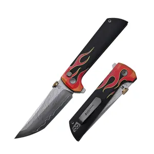 North Mountain Blade Chop2 Thumb Disk Button Lock Flipper Knife On Bearings