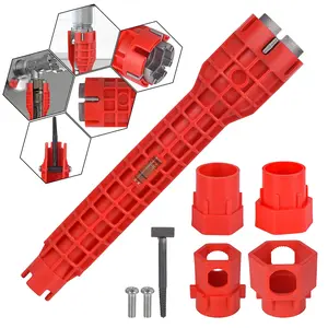14-in-1 Faucet and Sink Wrench | Ultimate Multi-functional Plumbing Tool | Professional Installer for Tight Spaces, Kitchen & Bathroom Repairs
