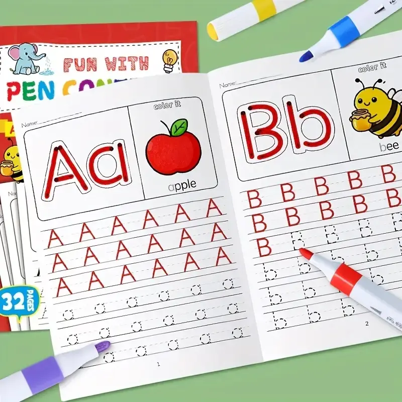 Abc All Writing Abc Writing Practice Book for Kids - Fun Tracing Journal - TikTok Shop