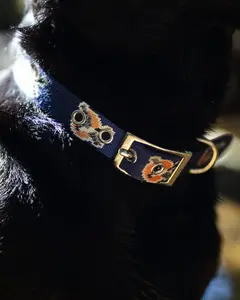 Smathers & Branson Needlepoint Dog Collar