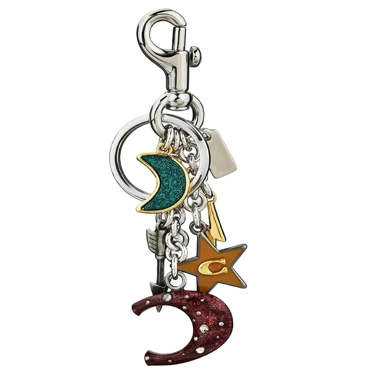 Star Moon Alphabet Keychain, Cute Bag Charm, Purse Accessories for Women, Keychain Bag Pendant, Keychain Accessory