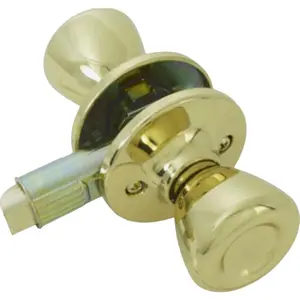 Mobile Home/RV Interior Door Passage Knob, Brass