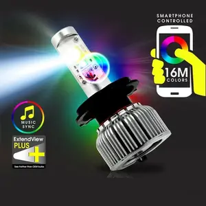 RGBBLED Headlight Bulb for Automotive & Motorcycle Car Lighting Systems