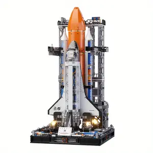 Super Space Shuttle Building Block Toys High Quality Large Size Model Science Fiction Home Decor Puzzle 2200pcs Birthday Christmas Gifts Collector Set