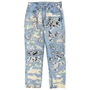 YVX Boro Stitch Jeans Light Indigo