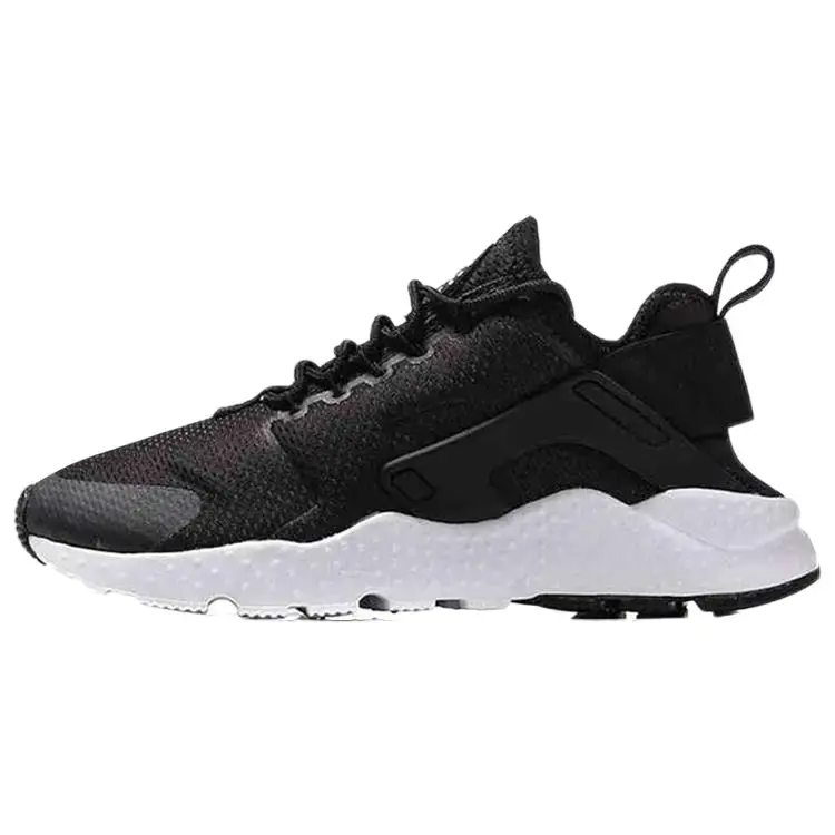 Women's Nike Air Huarache Run Ultra 'Black' Running Sneakers - Rubber, Synthetic, Mesh Build, Lightweight, Traction Grip for Modern Everyday Wear