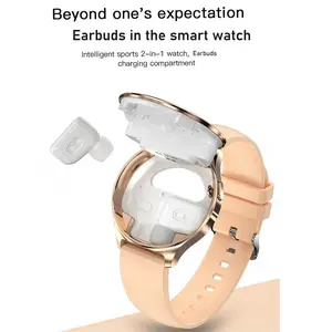 GTSolonia X11 Smart Watch & earbuds 2in1: health monitoring, fitness tracker, BT for ios &Android,waterproof， with supplier warranty for women.