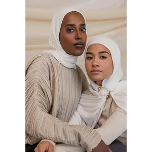 VELA Pure White Jersey Lite Hijab