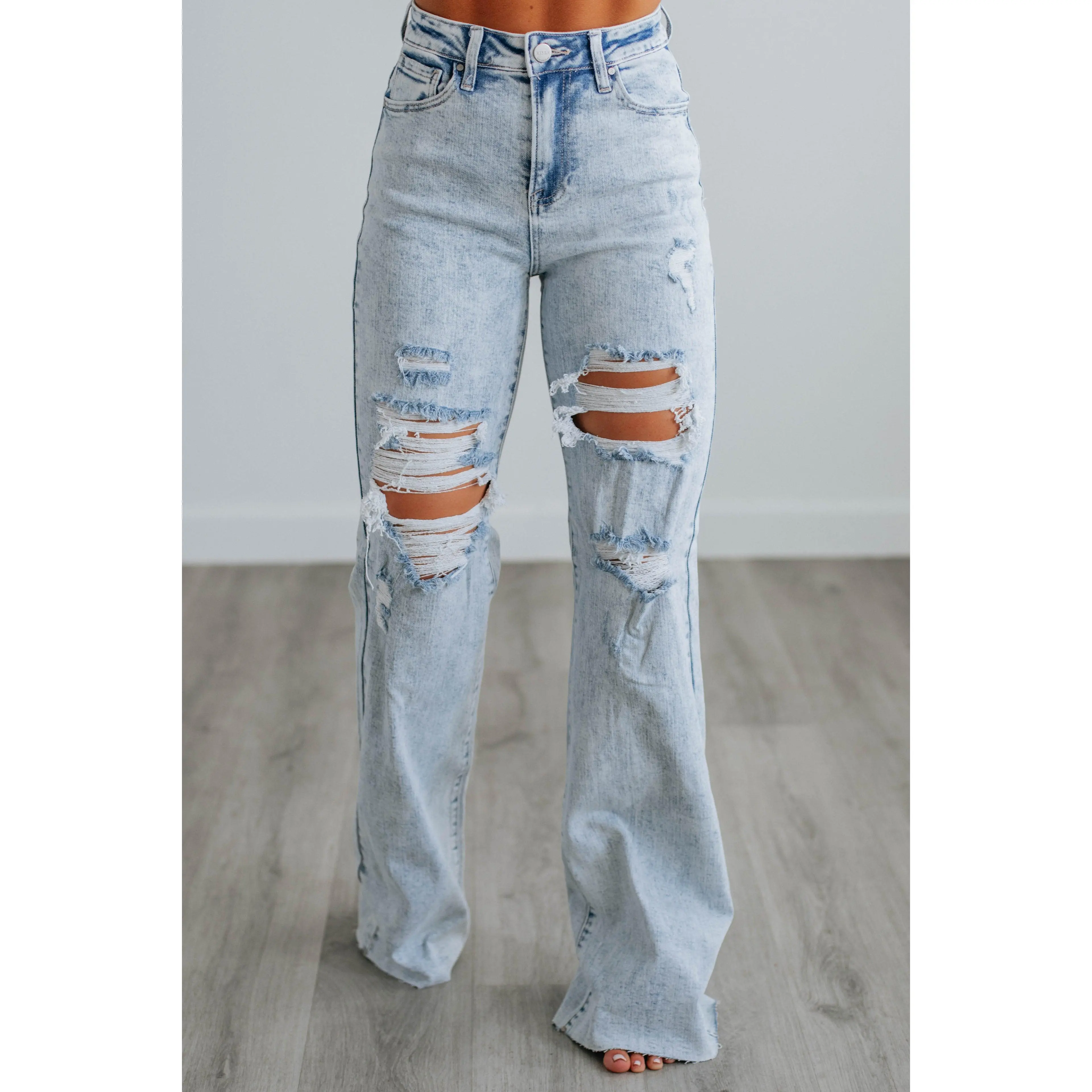 Georgia Risen Jeans - Light Wash