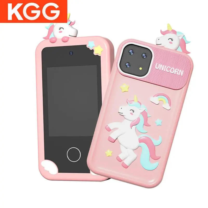 KGG Unicorn/Dinosaur Design Smart Toy Phone, Touch Screen Mobile Phone, Educational Toys for Girls & Boys