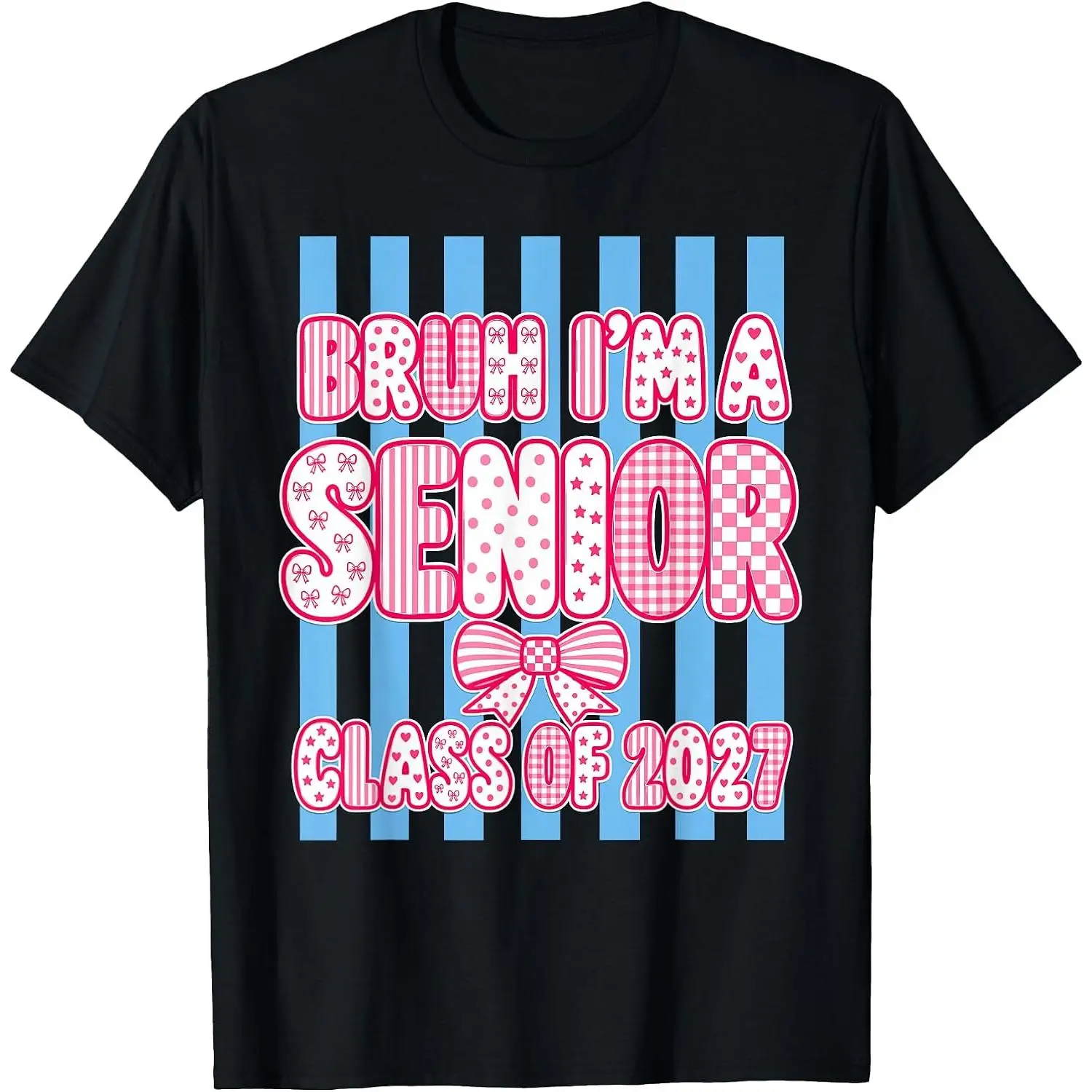 100% Cotton Bruh I'm A Senior 2027 Funny Graduation Class of 2027 T-Shirt