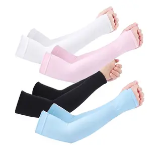 2-Pack Fingerless UV Protection Arm Sleeves – Cooling, Breathable, Stretchy & Comfortable for Outdoor, Sports，Camping, Cycling，Travel & Summer Activities sun uv garden arm