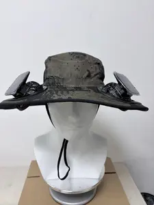 2026 New Solar Fan Outdoor Fishing Hat-Solar SunProtection Sun Hat with Fan Solar Fan Hat Dual Power SupplyFan Outdoor Fan,summerwins