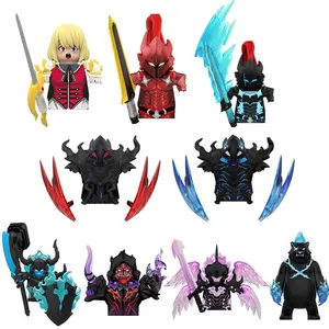 Anime Solo Leveling Role New Building Blocks Doll Mini Doll Upgrade Cartoon Cartoon Toys Gift Ornaments Collection.