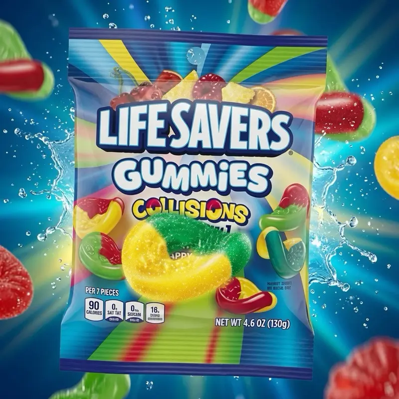Life Savers Traditional Chewy Gummy Candy - 7oz Bite-Sized Quick Snack, Fun Addition for Parties, All Ages Chewy Candy Treat, Chewing & Bubble Gum