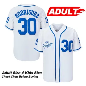 #30 Benny The Jet Rodriguez #5 Michael Squints The Sandlot Movie Baseball Jersey,Summer,Stitched S-2XL,Gift for Game Day