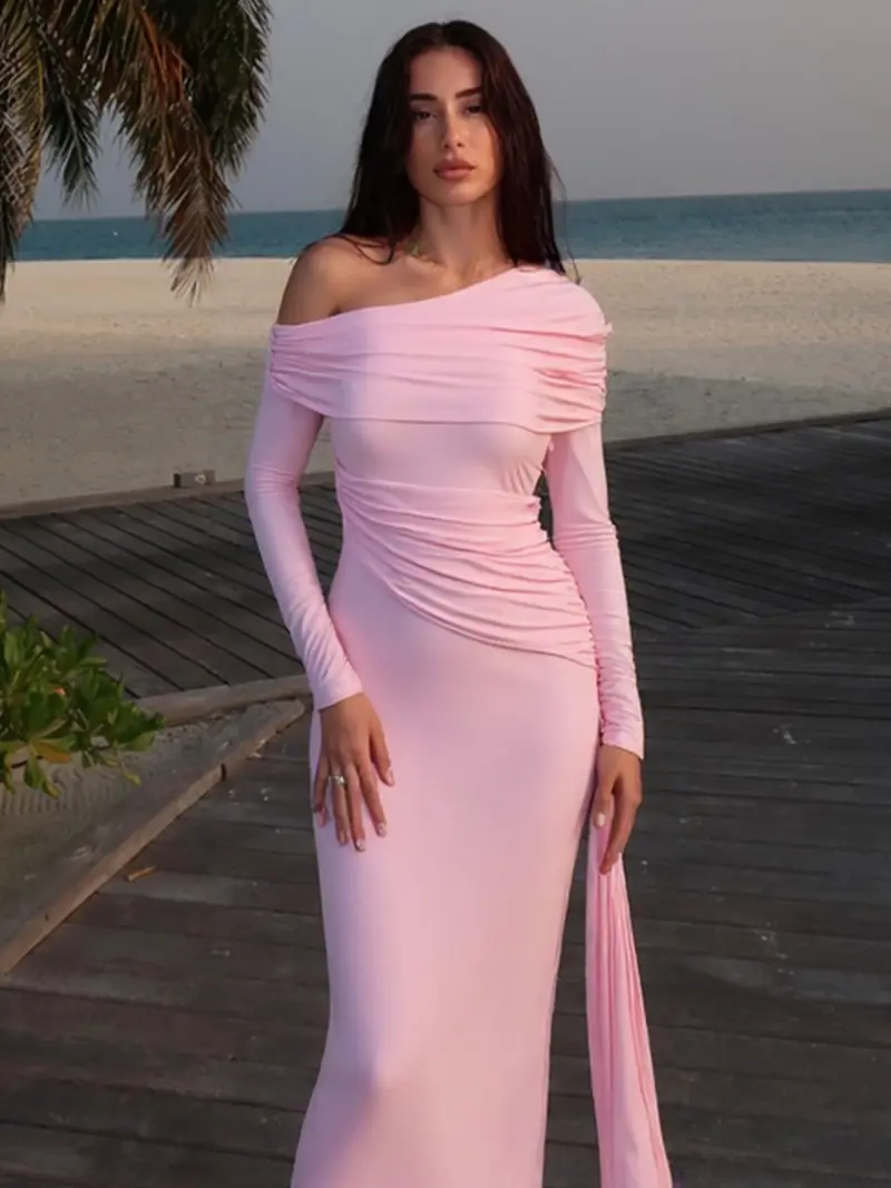 pink winter dress Evening Dresses Dance Dresses Hot Pink A Line Tulle Prom Dresses Long Formal Dresses