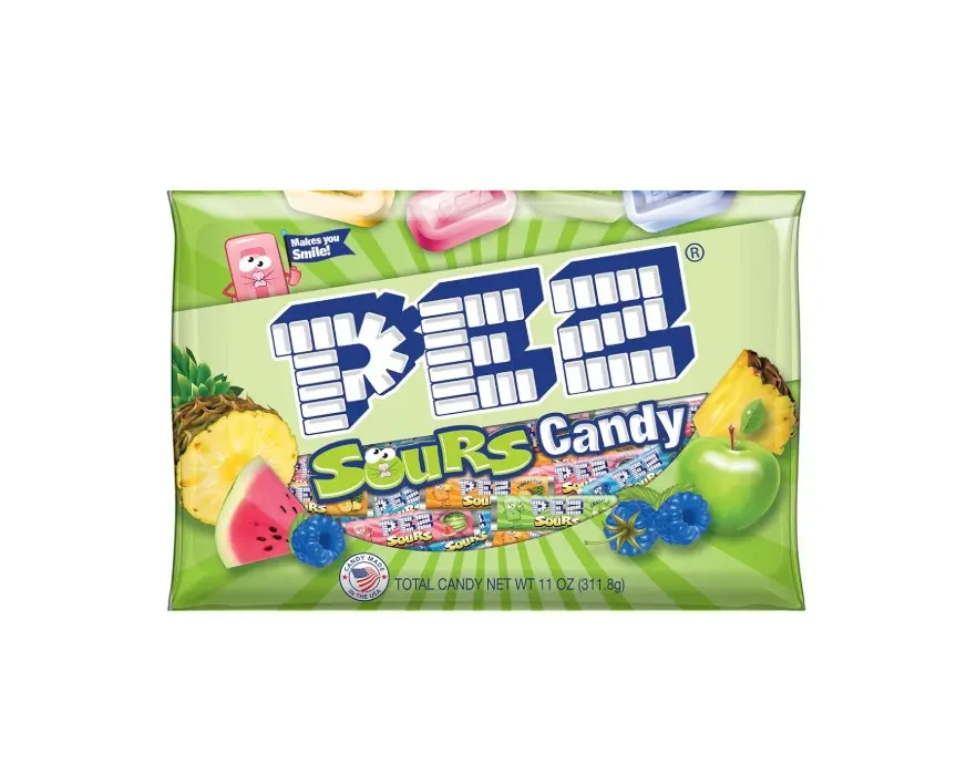 PEZ Candy Sour Refill Rolls, 11 oz Variety Bag (approx 35 Full Rolls in each bag)