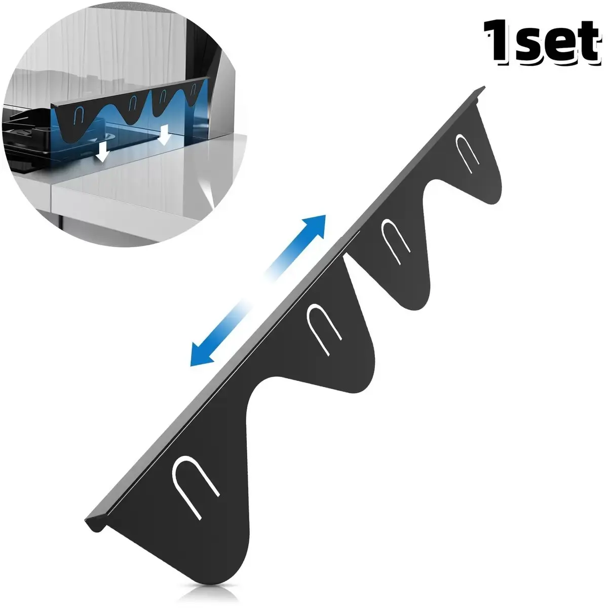 Stainless Steel Stove Gap Pads, Kitchen Must-Have, Durable & Practical, Keep Your Kitchen Clean, Home, 1 Set/2 Sets Available