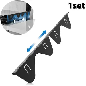 Stainless Steel Stove Gap Pads, Kitchen Must-Have, Durable & Practical, Keep Your Kitchen Clean, 1 Set/2 Sets Available