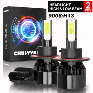 Cars Accessories H13 LED Headlight Bulbs for Dodge Ram 1500 2500 3500 2006 2007 2008 2009 2010 2011 2012 High Low Beam Kit