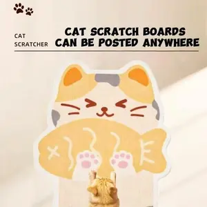 Wall Mounted Cat Scratching Board Thickened Durable Wear Resistant Protects Furniture from Cat Scratching Personalized Cat Tree Tower