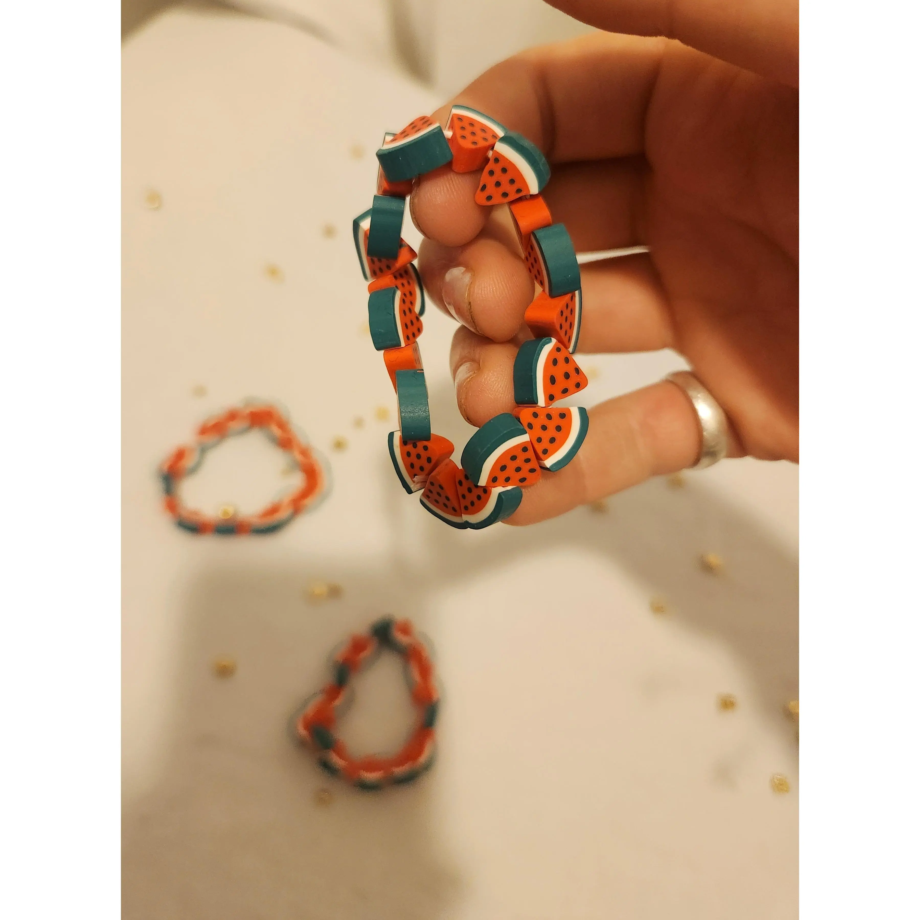 Elastic Watermelon Bracelet