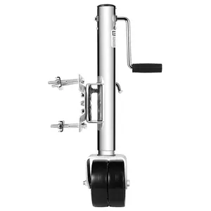 1500 lbs Trailer Jack with Dual Wheel, Heavy Duty Swivel Boat Trailer Jack, 13" Lift, Bolt-on Trailer Tongue Jack for RV Boat