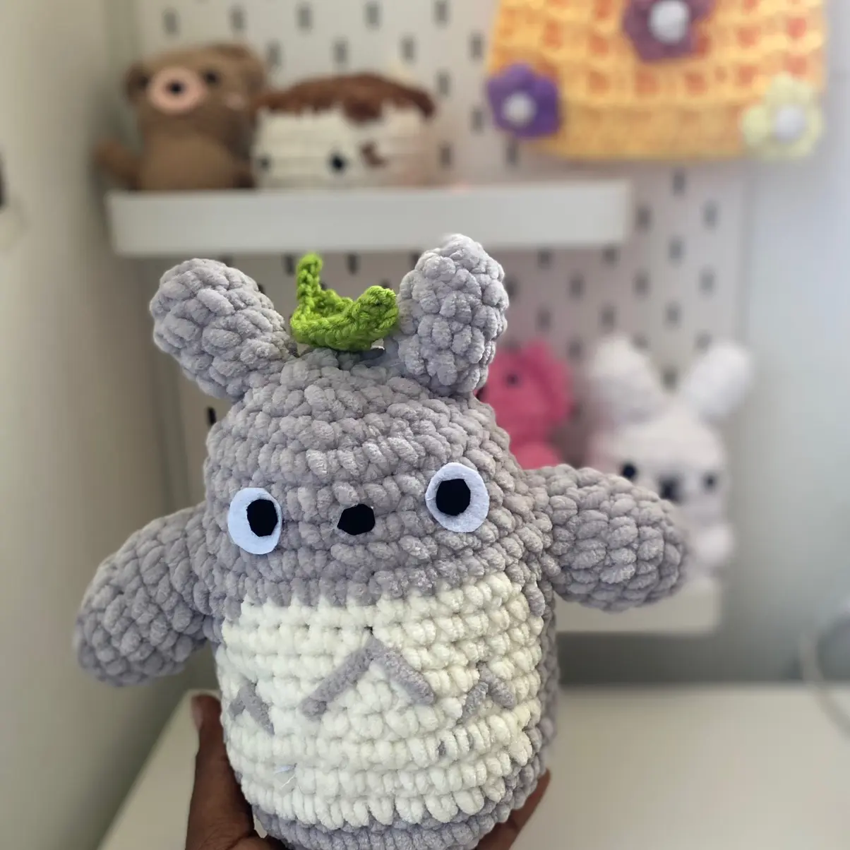 Crochet Totoro plushie