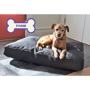 Hemp Dog Bed with CertiPUR-US Foam Fill