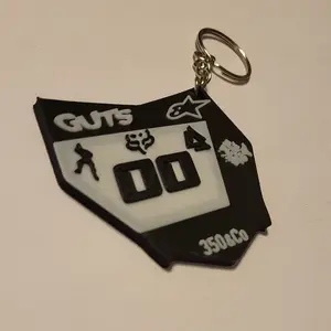 Mini Motocutz Plate Keychain