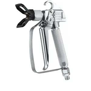 【fathersdaygift】VEVOR Airless Paint Spray Gun, 3600PSI High Pressure Airless Paint Sprayer Gun with 5 Tips, 211, 315, 417, 517, 623, Swivel Joint Airless Spray Gun Kit with Filters, Cleaning Needle and Brush