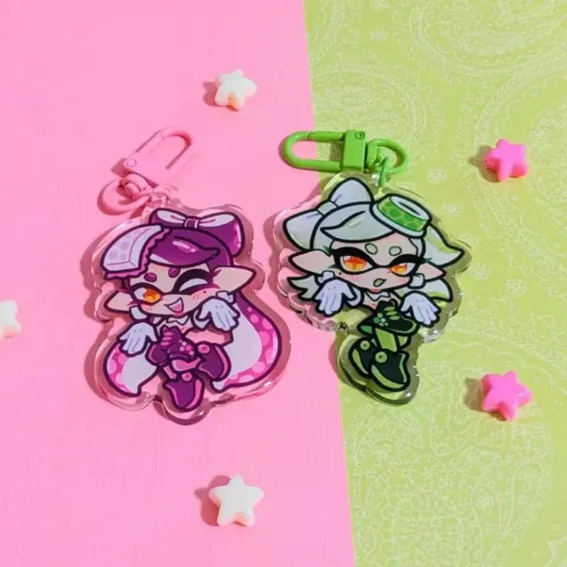 FORSAKEN Azuretime Acrylic Keyring - Fan Art Merch - Cute Game Character Keychain - Unique Keychains for Personal Style, Cute Keychains for Bags and Keys, Durable, Lightweight and Perfect for Personal Style, Collecting and Gifting