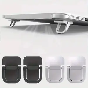 Aurify 2-Pack Portable Laptop Stand Set | Adjustable Desk Riser with Keyboard Lift for MacBook & Laptops