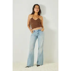 Beverly and Beck Women's Gia Beaded Halter Top