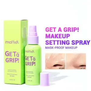 Professional Matte Setting Spray 60ML, Essential for Oily Skin, Forms Membrane After Use, Excellent Setting Effect and Oil Control, Makeup Finishing Spray