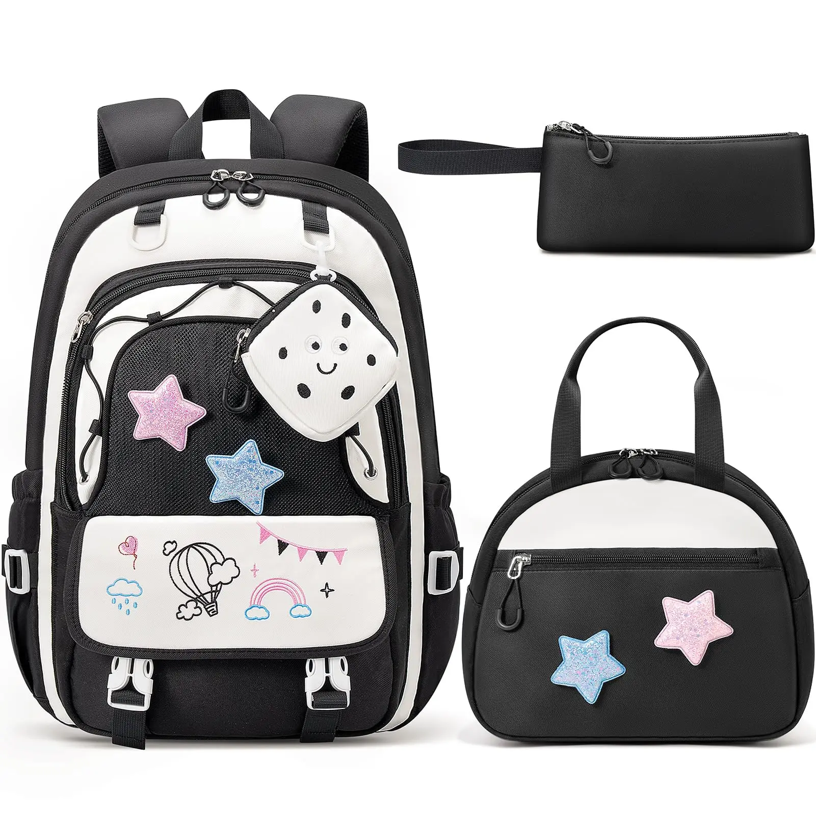E1 Embroidery Black