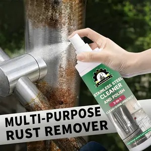 Metal Polishing Cleaner And Polish - Stainless Steel Quick Refurbishment Kit, Bathroom Shower Chrome Plating Refurbishment, Suitable for Polishing and Refurbishing Polishing and Refurbishing Composite Materials on Stainless Steel, Ceramics, Aluminum