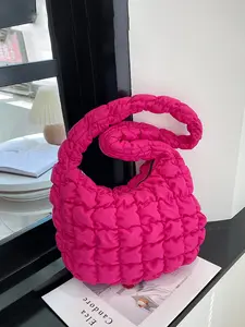 1pc Women's Minimalist Casual Solid-Color Quilted Design Perfect for Daily Commuting, Shopping, and Outings Versatile Gift Option Convenient and Durable Essential Shoulder Bag for Fall/Winter Quilted Crossbody Bag, Fashion Crossbody Handbag