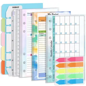 6 Hole Flipbook Suitable For Budget Weekly And Monthly Planner Core Planner Budget Book Handbook Inserts A6 Notepad Inserts Finance Checklist Organizer Calendar