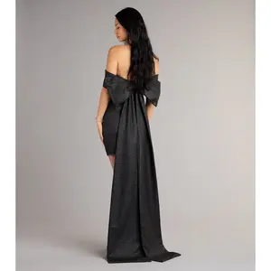 Lucinda Glitter Bow Mini Dress